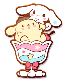  Cinnamoroll x Pompompurin Enamel Pin