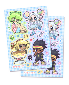  Cinnamoroll x Pompompurin Sticker Sheets (Set of 2)