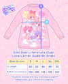 Doki Doki Literature Club! Love Letter Sweater Dress