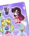 Sailor Moon Sticker Sheets (Set of 2)