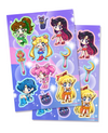 Sailor Moon Sticker Sheets (Set of 2)