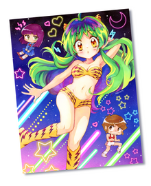  Urusei Yatsura Print