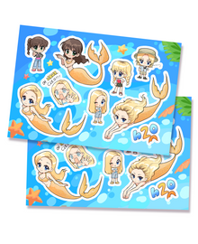  H2O: Just Add Water Sticker Sheets (Set of 2)