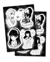 Tomie Sticker Sheets (Set of 2)
