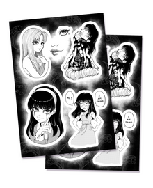  Tomie Sticker Sheets (Set of 2)