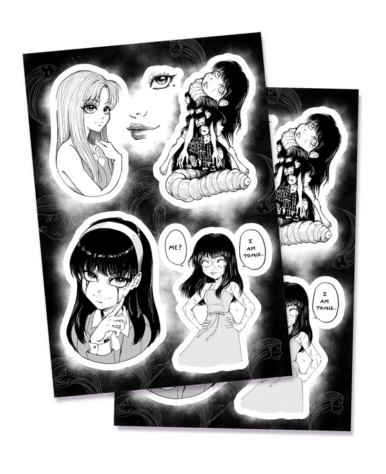 Tomie Sticker Sheets (Set of 2)