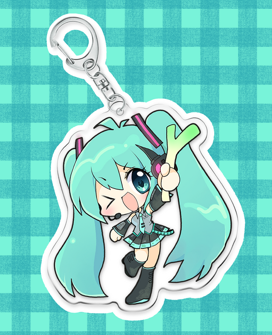 Hatsune Miku Acrylic Keychain