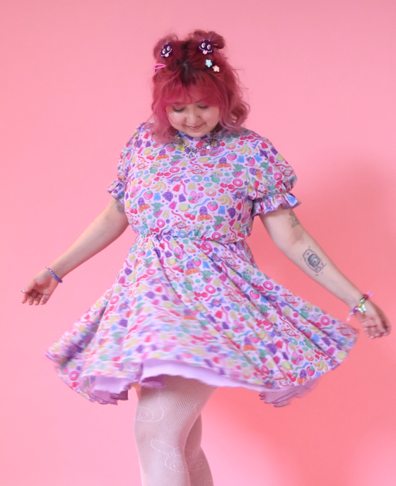 Gummi Pop Dress (Grape)