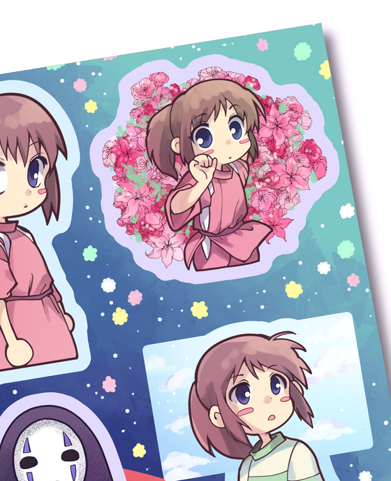 Spirited Away Sticker Sheets (Set of 2)