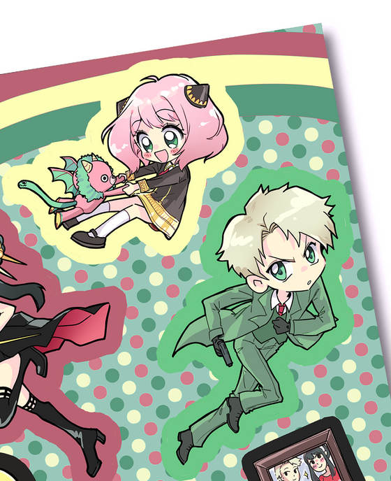Spy x Family Anya Sticker Sheets (Set of 2)