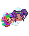 PAiDA x cybr.grl Holo Sticker