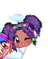 PAiDA x cybr.grl Holo Sticker