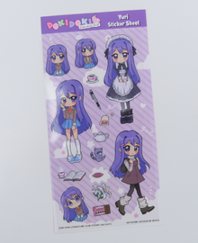  Yuri Clear Sticker Sheet