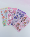 Yuri Clear Sticker Sheet