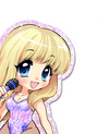 Taylor Glitter Sticker