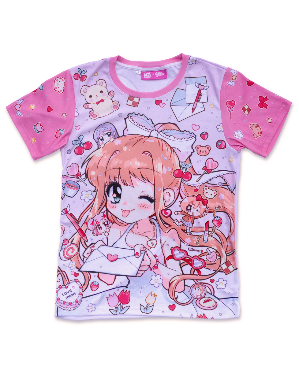 Monika Sticker Tee – Ocean In Space