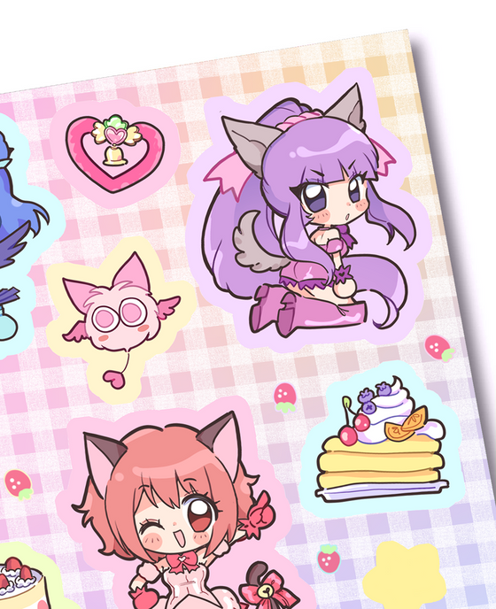 Tokyo Mew Mew NYU Sticker Sheets (Set of 2)