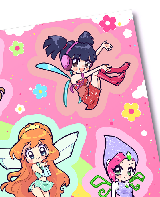 Winx Club Sticker Sheets (Set of 2)