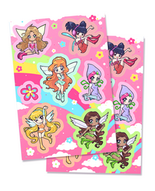  Winx Club Sticker Sheets (Set of 2)
