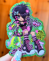 Rawr XD Glitter Sticker