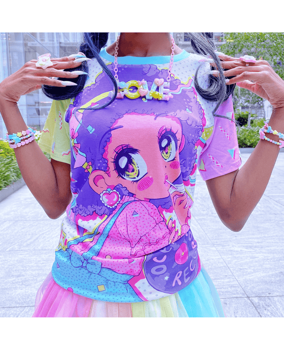 Doki Doki Pop n' Dots Tee (Pastel)