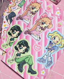  Powerpuff Girls (2022) Sticker Sheets (Set of 2)