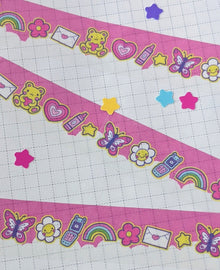  Retro Pink Washi Tape