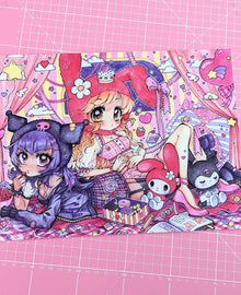  My Melody and Kuromi Print