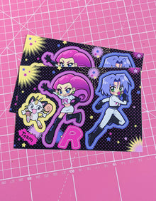  Team Rocket Sticker Sheets (Set of 2)