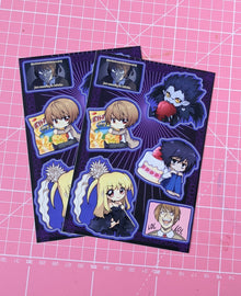  Misa Death Note Sticker Sheets (Set of 2)