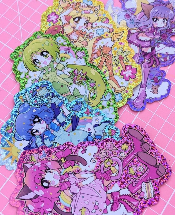 Deco Mew Mew Glitter Stickers