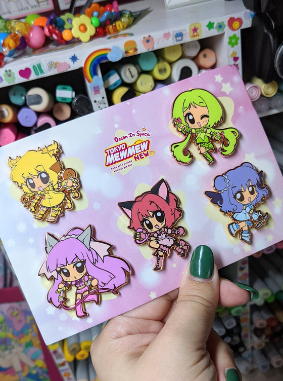 Tokyo Mew Mew NYU Enamel Pins