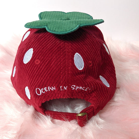 Strawberry Hat Corduroy Ver. Red