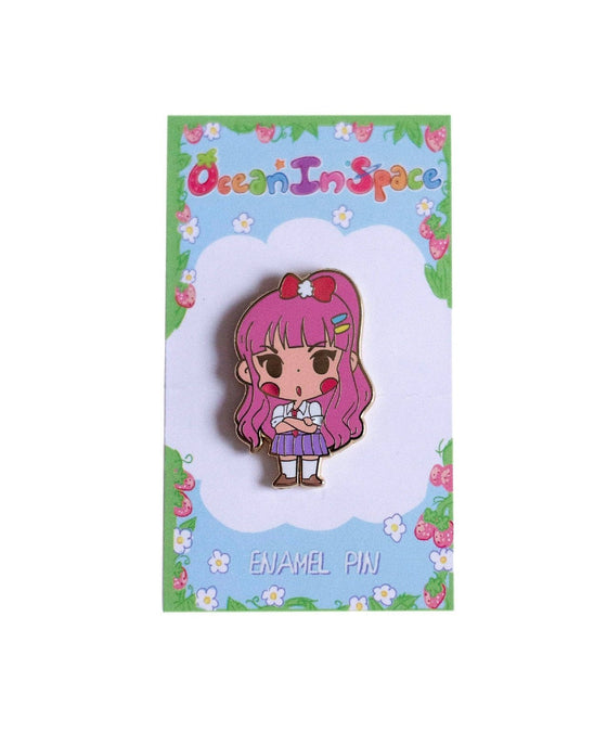 "Gyaru" Sara-chan Enamel Pin