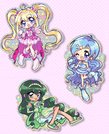  Mermaid Melody Glitter Stickers