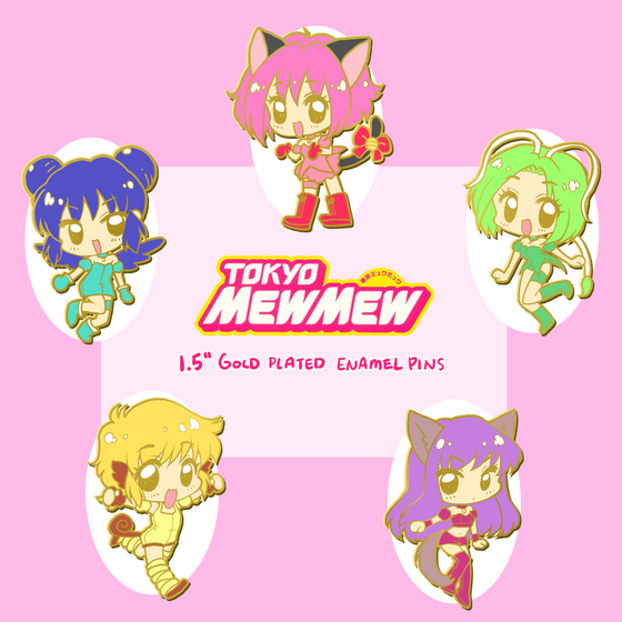 Tokyo Mew Mew Enamel Pins