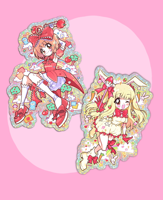 Deco Mew Mew Glitter Stickers