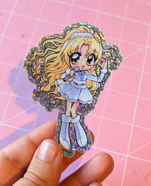  Full Moon Glitter Sticker