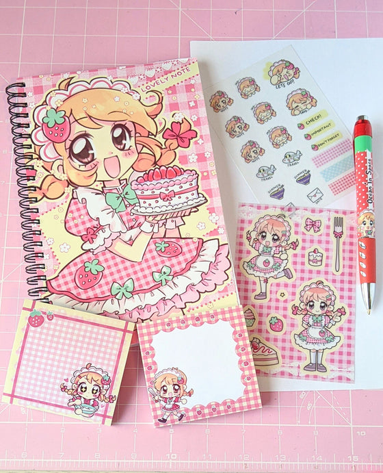 Lovely Bakery Stationery Set