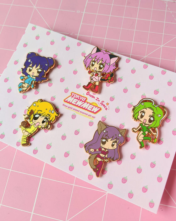 Tokyo Mew Mew Enamel Pins