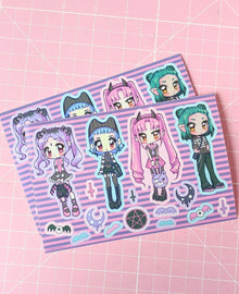  Pastel Goth 2 Sticker Sheets