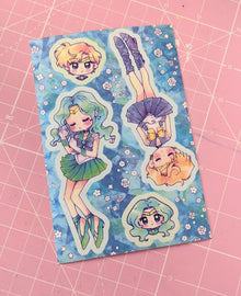  Neptune & Uranus Sticker Sheets (Set of 2)