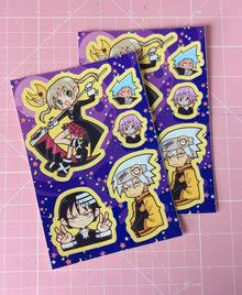  Soul Eater Sticker Sheets (Set of 2)