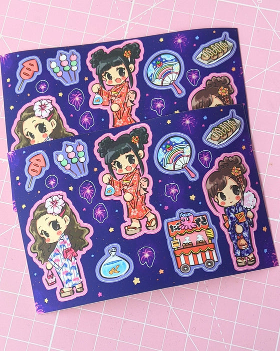 Summer Festival 2 Sticker Sheets