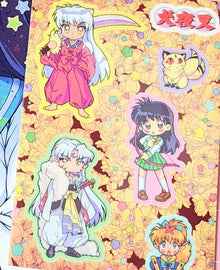  Inuyasha Sticker Sheets (Set of 2)