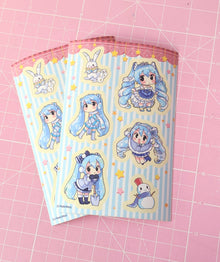  Snow Miku Sticker Sheets (Set of 2)