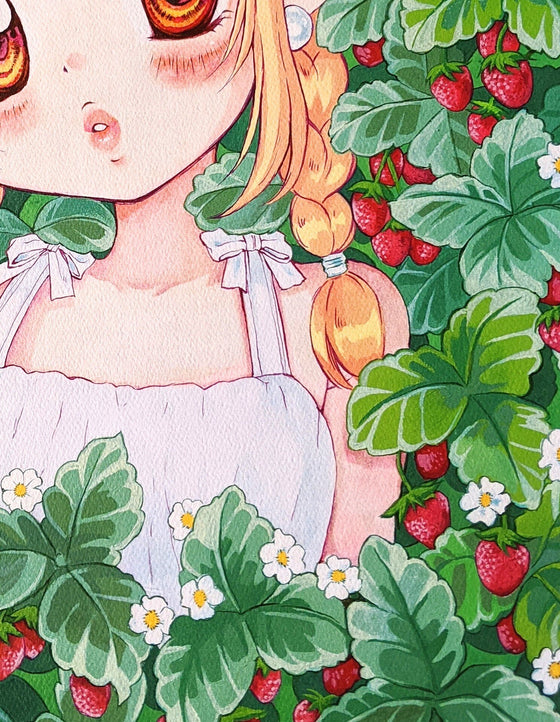 Strawberry Garden Print