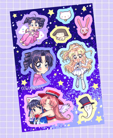  Full Moon wo Sagashite Sticker Sheets (Set of 2)